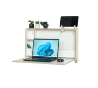 Murphy Desk - Une table pliante murale qui se transforme en bureau flottant (blanc)