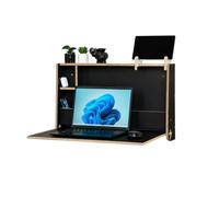 Murphy Desk - Une table pliante murale qui se transforme en bureau flottant (noir)