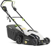 Murray Tondeuse Électrique 2-en-1 LE380E - Puissante 1600W/38cm avec Bac de Ramassage 45L pour Pelouses Jusqu’à 500m² - Poignée Ergonomique et Protection Contre Les Surcharges