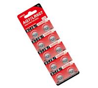 MURYE Lot de 10 piles bouton LR927 SR927SW 1,55 V AG7 399 395 LR57 SR927W SR57 V399 D399 GP399 pour montre LED