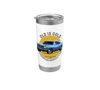 Muscle Car américaine classique - Old Is Gold Gobelet isotherme en acier inoxydable double paroi