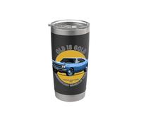 Muscle Car américaine classique - Old Is Gold Gobelet isotherme en acier inoxydable double paroi