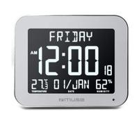 Muse | Wall Clock with Alarm Function | M-090 WMC | White