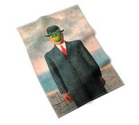 MuseARTa Torchon en Coton avec Le Tableau The Son of Man de L'Artiste René Magritte dans la Taille 40 x 60 cm, KT-RM-SM