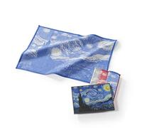 Musearta TT-VG-SN-10-V424207 Lot de 3 torchons Unisexes avec Le Motif Starry Night de L'Artiste Vincent Van Gogh en Coton de 50 x 70 cm