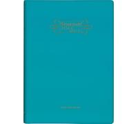 Museum Agenda débutant avril 2026 B6 5 ans doux Format H Turquoise N° 4253