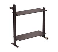 Museum Chariot de service Museum Trolley Marron foncé. 74.5x77.5x24 cm