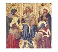 Museums and Galleries Marketing Christmas Classics 16 x 16 cm-Kings Adoration Alliance bombée légère des cartes de Noël avec enveloppes (Pack de 5)