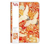 Museums & Galleries Agenda Perpétuel 148 x 210 mm Motif Kimono Grues Orientales V&A Museum Papeterie Artistique Journal Diary