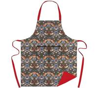 Museums & Galleries Tablier réglable William Morris Strawberry Thief - Design artistique classique - Coton bio - Accessoire élégant pour la maison, Multicolore, 72 x 80 x 0.5 cm
