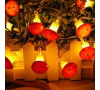 Mushroom String Lights | Garden Landscape Light String | Outdoor Decorative