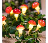 Mushroom String Lights | Garden Landscape Light String | Outdoor Decorative