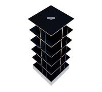 Musikstapler - Etagère pour CD H:87cm concrete base