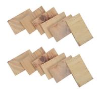 MUSISALY 12 Pièces Cale en Bois Marron pour Atelier et Maison, Forme Conique, Maintient Solidement la Tête de Hache, Facilite les Coups de Marteau