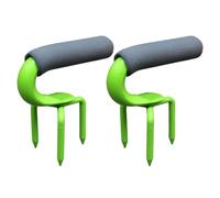 MUSISALY 2 Pièces Outil de Jardinage pour Aération Facile du Sol avec Dents Renforcées en Acier Inoxydable et Poignée en Mousse Souple, pour Pots et Jardin Extérieur