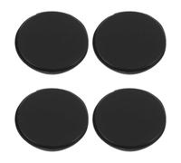 MUSISALY 4 Pièces Bouchon de Vidange en Silicone Noir, Étanche | Compatible Trou de Drainage, Usage Domestique, Entretien du Congélateur, Réutilisable, Solide, Anti-fuite