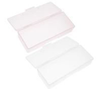 MUSISALY 4pièces Boîte de Rangement Manucure Organisateur Compact pour Outils et Accessoires Ongles Malette Pratique pour Pinceaux et Bijoux Usage Professionnel et Personnel
