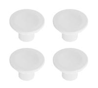 MUSISALY 4pièces Bouchons de Vidange en Plastique Blancs Bouchons à Vis pour Réfrigérateur et Congélateur à Forme Ronde pour Usage Domestique