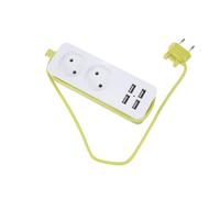 MUSISALY Bloc Multiprise 4 Prises USB et 4 Prises Secteur, 1200w, Matériau Abs, Chargeur Sûr et Facile à Utiliser, pour Magasin et Restaurant