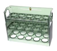 MUSISALY Boîte à Œufs Ménagère en Plastique Rigide Fond Stable et Ferme Support à Œufs pour Réfrigérateur Plateau de Rangement Pratique pour Cuisines Familiales