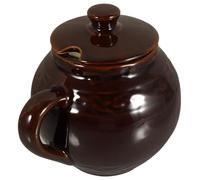MUSISALY Boîte de Rangement Conservation des Aliments Couvercle Hermétique Marron en Céramique Compacte et Résistante à Haute Température Cuisine