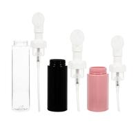 MUSISALY Bouteilles Moussantes Transparentes pour Gel et Shampoing Brosse Lot de 3 Flacon en Pet Distributeur Portable Couleur Aléatoire pour Voyage