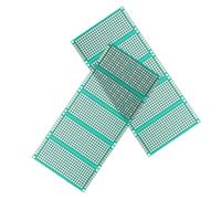 MUSISALY Cartes PCB Double Face Pas de 2,54 Mm Kit de 10 3x7 Cm, Circuit Imprimé Pré-étamé en Époxy Fibre de Verre Plaque Expérimentale pour Soudure DIY et Projets Électroniques
