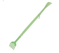 MUSISALY Chausse-pied Creux Vert en Résine Pp Léger Fonction de Massage pour Soulager Démangeaisons, Design Simple et Pratique, Maison Bureau