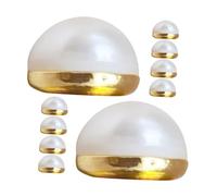 MUSISALY Lot de 10 Poids Magnétiques pour Voile de Mariée en Perles Artificielles, Double Face, Finition Élégante, Accessoires Légers pour Foulards et Robes, Fixation Sécurisée sans
