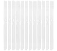 MUSISALY Lot de 100 Pochettes Longues Transparentes 7 Cm X 110 Cm en Plastique Réutilisable pour Rangement et Protection Poussière Ceintures, Paquet de Rangement pour Penderie et Sacoche
