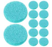 MUSISALY Lot de 50 Coussinets Aromatiques Ronds en Coton Fibre pour Recharge Diffuseur de Parfum DIY, Usage Polyvalent pour Pendentif et Diffuseur Voiture