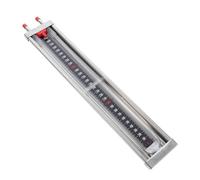 MUSISALY Manomètre à Tube en U en Acier Inoxydable pour Mesure Précise Pression D'eau, Verre Organique et Caoutchouc, pour Pipelines de Gaz Naturel