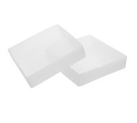 MUSISALY Moule Silicone Carré Kit 2pcs pour-Verres en Résine Époxy en Silicone Résistant la Température Finition Claire, pour Décoration Maison Moderne