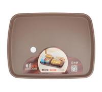 MUSISALY Plateau de Rectangulaire en Plastique, Lavable, pour Fruits et Snacks Table à Manger ou Salon Réutilisable