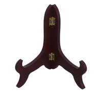 MUSISALY Présentoir pour Assiettes en Bois Courbé, Support de Bureau Élégant pour Affichage de Plaques et Présentoir à Gâteaux Thé, Décor Créatif pour Toute Pièce