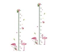 MUSISALY Sticker Mural en Hauteur Toise Jungle pour Garçon et Filles 2pcs en Pvc Autocollant Créatif et Fonction de Suivi de Croissance pour Chambre D'garçon et Filles