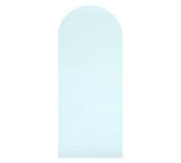MUSISALY Tableau Blanc Mural Autocollant Effaçable en Mousse Adhésive Amovible Forme Arche Vert Clair, Réutilisable pour Mur de Chambre ou Salle de Classe Moderne