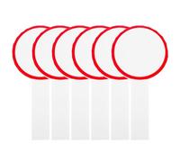 MUSISALY Tableaux Blancs Portables Réutilisables pour Écriture Pratique et Effaçable en Mousse Rouge 6pcs pour Écriture Pratique et Effaçable, pour Palettes de Vente aux Enchères