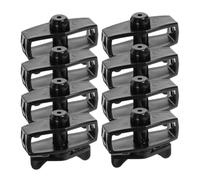 MUSISALY Tendeur Grillage Noir Abs Léger et Polyvalent, Lot de 8pcs pour Entretien de Clôture Extérieure, Serrage-Plastique Simple Jardin
