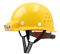 Mustbau Casque de Chantier EN397 avec Éclairage LED, USB Rechargeable Casque de Sécurité Construction a 2 Modes D’ Éclairage, 53 à 62cm Tour de Tête Réglable