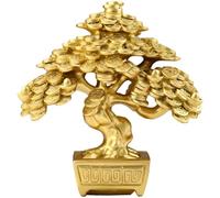 Muteitt Arbre À Argent Feng Shui Grand Pin De Style Bonsaï, Arbre Porte-Bonheur pour Bureau, Maison, Décoration Feng Shui pour Richesse, Fortune Chance