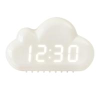 Muteitt Réveil Numérique, Horloge Électronique LED en Forme De Nuage Mignon, Horloge De Chevet De Chambre À Coucher, Horloge De Table pour Enfants, Salon, Décoration De Bureau À Domicile