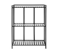 MUUBS Étagère murale Manhattan Low 65.5x33x79.5 cm Black