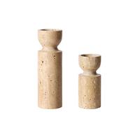 Muubs Minerva Bougeoir Lot de 2 Crème