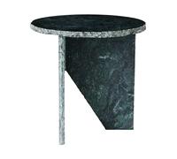 MUUBS Table d'appoint Verde Ø40 cm Marbre vert
