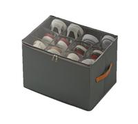 Muuookka Poignées Robustes et Couverture Transparente - Organisateur de Chaussures pour Placard, 2 Pack pour Un Rangement de Chaussures Efficace Gris