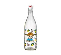 Muurla Bouteille en verre Pippi 1 L Fruits