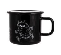 Muurla Mug en émail Stinky 37 cl Noir