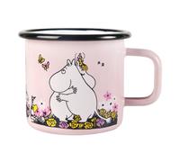 Muurla Tasse émail Moomin câlin 37 cl Rose