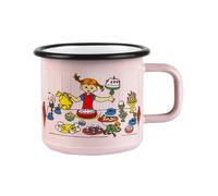 Muurla Tasse en émail Anniversaire de Fifi 3.7 dl Rose